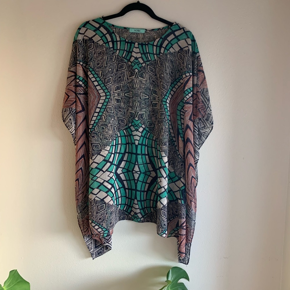 Karlie sheer cover up/poncho